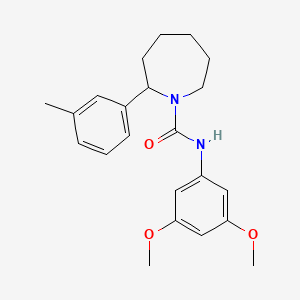 N-(3,5-dimethoxyphenyl)-2-(3-methylphenyl)azepane-1-carboxamide