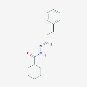 N'-(3-phenylpropylidene)cyclohexanecarbohydrazide
