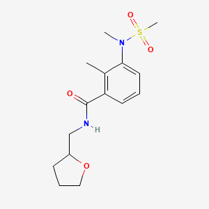 2-METHYL-3-(N-METHYLMETHANESULFONAMIDO)-N-[(OXOLAN-2-YL)METHYL]BENZAMIDE