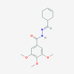 N'-(3-cyclohexen-1-ylmethylene)-3,4,5-trimethoxybenzohydrazide