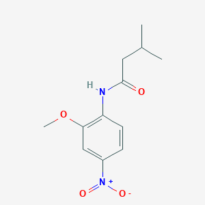 molecular formula C12H16N2O4 B449957 N-(2-methoxy-4-nitrophenyl)-3-methylbutanamide 