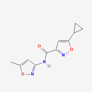 5-cyclopropyl-N-(5-methyl-3-isoxazolyl)-3-isoxazolecarboxamide