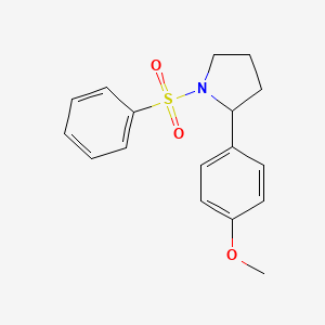 2-(4-methoxyphenyl)-1-(phenylsulfonyl)pyrrolidine