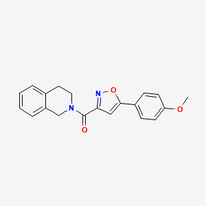 2-{[5-(4-methoxyphenyl)-3-isoxazolyl]carbonyl}-1,2,3,4-tetrahydroisoquinoline