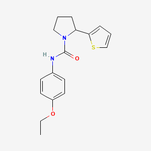 N-(4-ethoxyphenyl)-2-(2-thienyl)-1-pyrrolidinecarboxamide