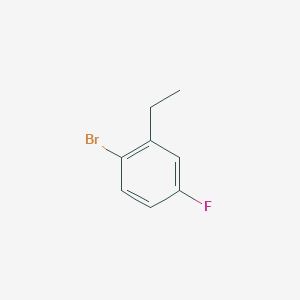 molecular formula C8H8BrF B044997 1-Bromo-2-ethyl-4-fluorobenzene CAS No. 1781676-21-8