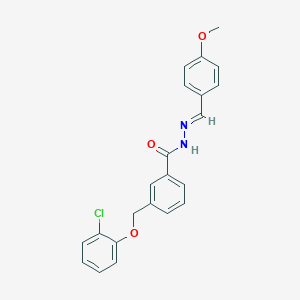 3-[(2-chlorophenoxy)methyl]-N'-(4-methoxybenzylidene)benzohydrazide