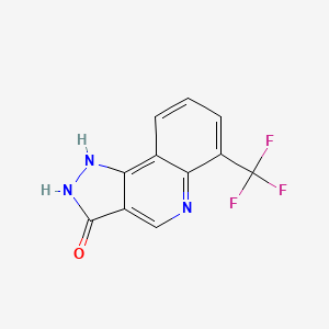 6-(trifluoromethyl)-1,2-dihydro-3H-pyrazolo[4,3-c]quinolin-3-one