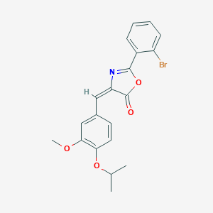 2-(2-bromophenyl)-4-(4-isopropoxy-3-methoxybenzylidene)-1,3-oxazol-5(4H)-one