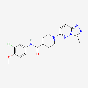 N-(3-chloro-4-methoxyphenyl)-1-(3-methyl[1,2,4]triazolo[4,3-b]pyridazin-6-yl)piperidine-4-carboxamide