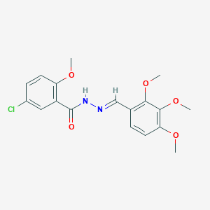 5-chloro-2-methoxy-N'-(2,3,4-trimethoxybenzylidene)benzohydrazide