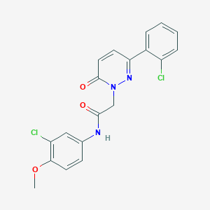 N-(3-chloro-4-methoxyphenyl)-2-[3-(2-chlorophenyl)-6-oxopyridazin-1(6H)-yl]acetamide