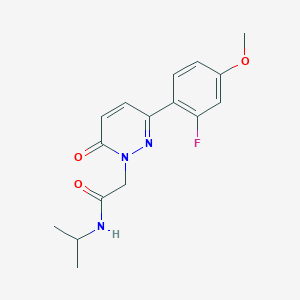 2-[3-(2-fluoro-4-methoxyphenyl)-6-oxo-1(6H)-pyridazinyl]-N-isopropylacetamide