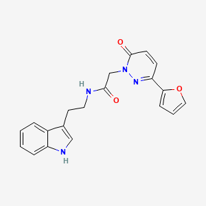 2-[3-(2-furyl)-6-oxo-1(6H)-pyridazinyl]-N~1~-[2-(1H-indol-3-yl)ethyl]acetamide