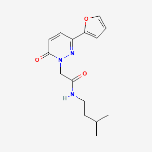 2-[3-(2-furyl)-6-oxo-1(6H)-pyridazinyl]-N~1~-isopentylacetamide