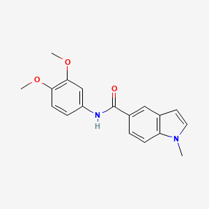 N-(3,4-dimethoxyphenyl)-1-methyl-1H-indole-5-carboxamide