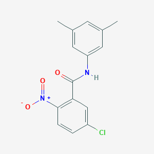 molecular formula C15H13ClN2O3 B449997 5-chloro-N-(3,5-dimethylphenyl)-2-nitrobenzamide 