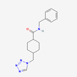 N-BENZYL-4-[(1H-1,2,3,4-TETRAZOL-1-YL)METHYL]CYCLOHEXANE-1-CARBOXAMIDE