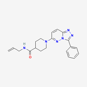 1-(3-phenyl[1,2,4]triazolo[4,3-b]pyridazin-6-yl)-N-(prop-2-en-1-yl)piperidine-4-carboxamide