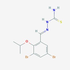 3,5-Dibromo-2-isopropoxybenzaldehyde thiosemicarbazone