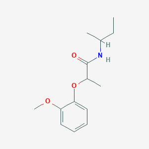 N-(sec-butyl)-2-(2-methoxyphenoxy)propanamide