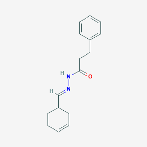 N'-[(E)-cyclohex-3-en-1-ylmethylidene]-3-phenylpropanehydrazide