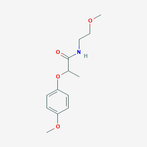 N-(2-methoxyethyl)-2-(4-methoxyphenoxy)propanamide