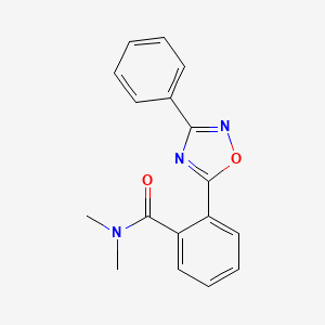 N,N-dimethyl-2-(3-phenyl-1,2,4-oxadiazol-5-yl)benzamide