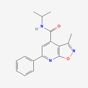 N-isopropyl-3-methyl-6-phenylisoxazolo[5,4-b]pyridine-4-carboxamide