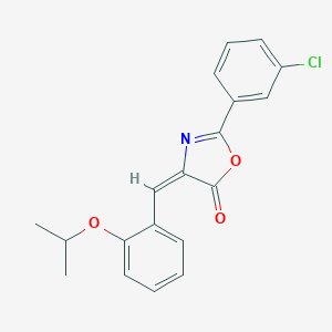 2-(3-chlorophenyl)-4-(2-isopropoxybenzylidene)-1,3-oxazol-5(4H)-one