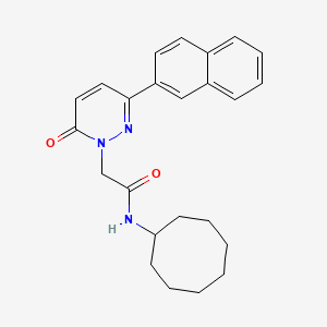 N~1~-cyclooctyl-2-[3-(2-naphthyl)-6-oxo-1(6H)-pyridazinyl]acetamide