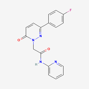 2-(3-(4-fluorophenyl)-6-oxopyridazin-1(6H)-yl)-N-(pyridin-2-yl)acetamide