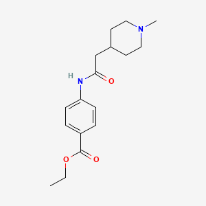 ethyl 4-{[(1-methyl-4-piperidinyl)acetyl]amino}benzoate