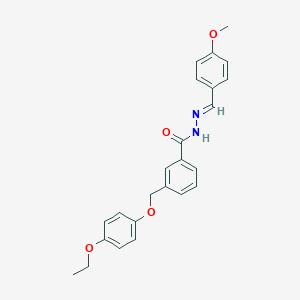 3-[(4-ethoxyphenoxy)methyl]-N'-(4-methoxybenzylidene)benzohydrazide