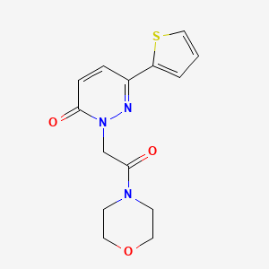 2-(2-morpholino-2-oxoethyl)-6-(2-thienyl)-3(2H)-pyridazinone