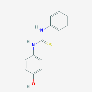 molecular formula C13H12N2OS B450036 1-(4-Hydroxyphenyl)-3-phenylthiourea CAS No. 6986-80-7