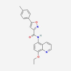 N-(8-ethoxyquinolin-5-yl)-5-(4-methylphenyl)-1,2-oxazole-3-carboxamide