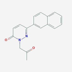 6-(naphthalen-2-yl)-2-(2-oxopropyl)pyridazin-3(2H)-one