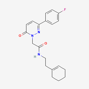 N-[2-(1-cyclohexen-1-yl)ethyl]-2-[3-(4-fluorophenyl)-6-oxo-1(6H)-pyridazinyl]acetamide