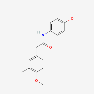 2-(4-methoxy-3-methylphenyl)-N-(4-methoxyphenyl)acetamide