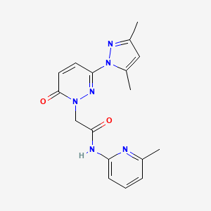 2-(3-(3,5-dimethyl-1H-pyrazol-1-yl)-6-oxopyridazin-1(6H)-yl)-N-(6-methylpyridin-2-yl)acetamide