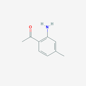 molecular formula C9H11NO B045005 1-(2-氨基-4-甲基苯基)乙酮 CAS No. 122710-21-8
