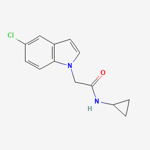 2-(5-chloro-1H-indol-1-yl)-N-cyclopropylacetamide