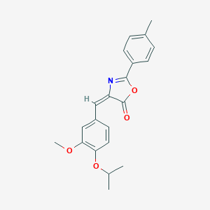 4-(4-isopropoxy-3-methoxybenzylidene)-2-(4-methylphenyl)-1,3-oxazol-5(4H)-one