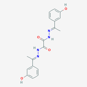 N'~1~,N'~2~-bis[1-(3-hydroxyphenyl)ethylidene]ethanedihydrazide