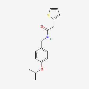 N-(4-isopropoxybenzyl)-2-(2-thienyl)acetamide