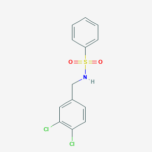 molecular formula C13H11Cl2NO2S B450065 N-(3,4-dichlorobenzyl)benzenesulfonamide 