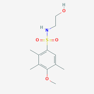 N-(2-hydroxyethyl)-4-methoxy-2,3,5-trimethylbenzenesulfonamide