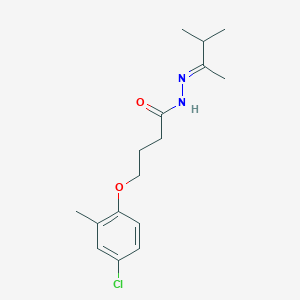 molecular formula C16H23ClN2O2 B450067 4-(4-chloro-2-methylphenoxy)-N'-(1,2-dimethylpropylidene)butanohydrazide 