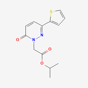 propan-2-yl [6-oxo-3-(thiophen-2-yl)pyridazin-1(6H)-yl]acetate